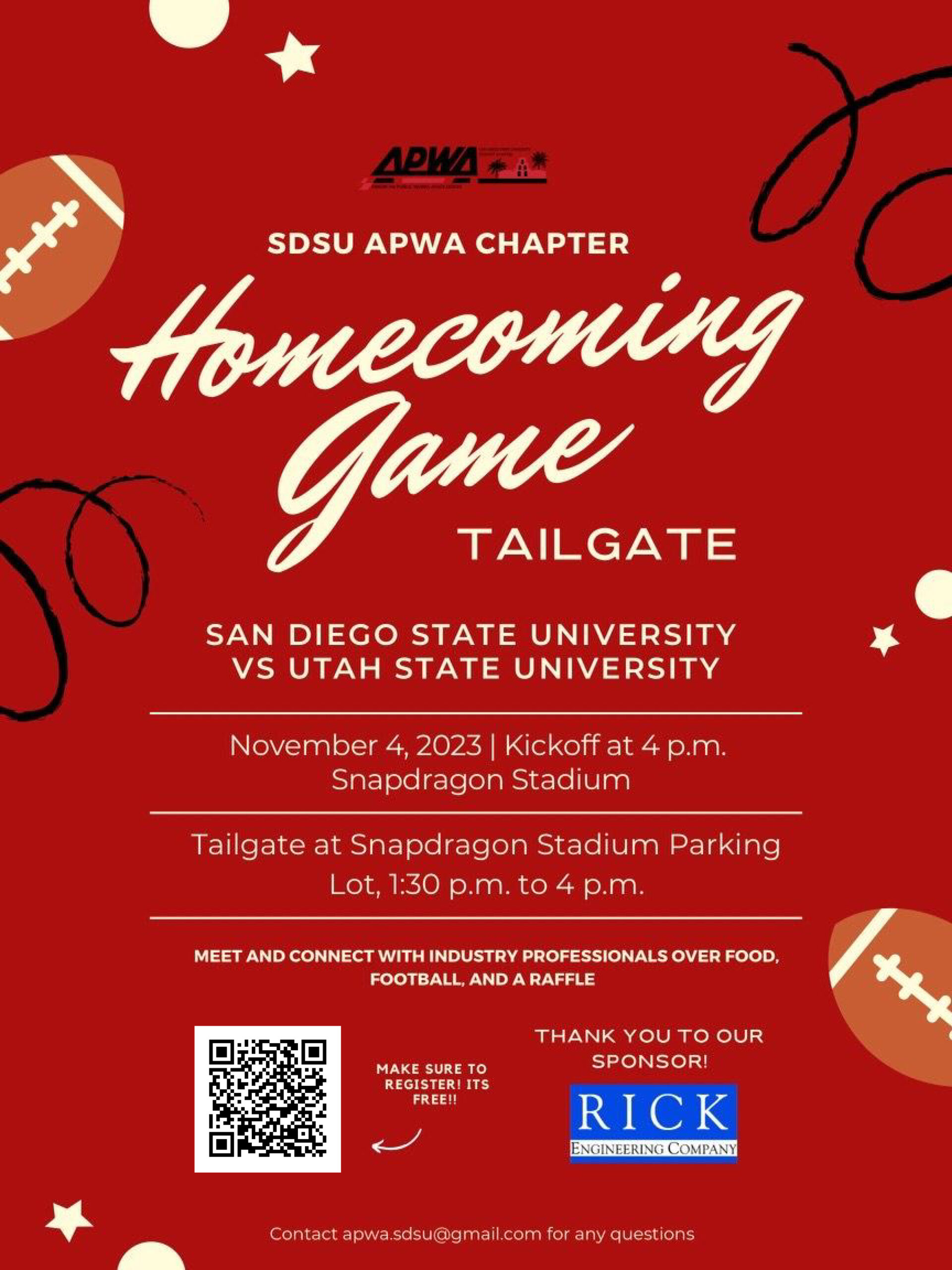 SDSU APWA 2023 Game Tailgate APWA San Diego/Imperial Chapter