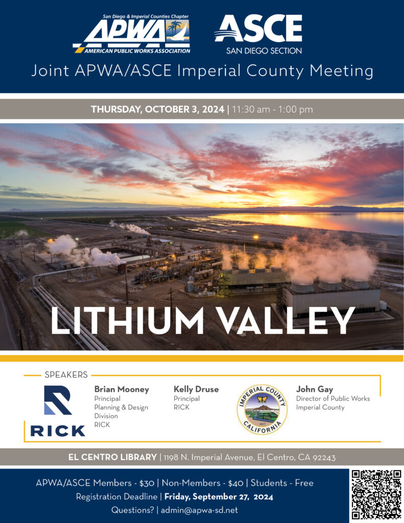 APWA/ASCE Imperial County Meeting – Lithium Valley – APWA San Diego ...