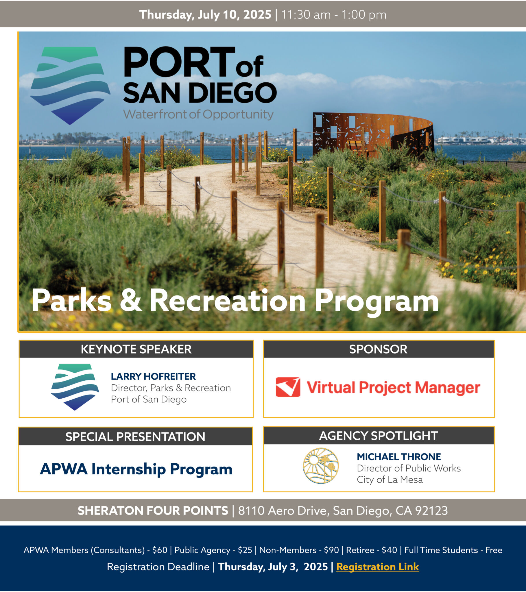 APWA July 2025 Lunch – Port of San Diego Park & Recreation Program ...